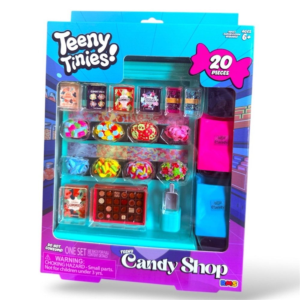 Teeny Tinies! Candy Shop Playset – Pink & Teal